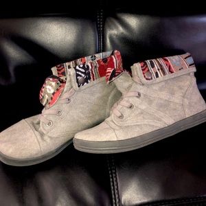 Call it Spring fold over sneakers/booties